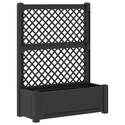 Large pot with trellis...