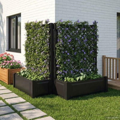 Large pot with trellis 2...