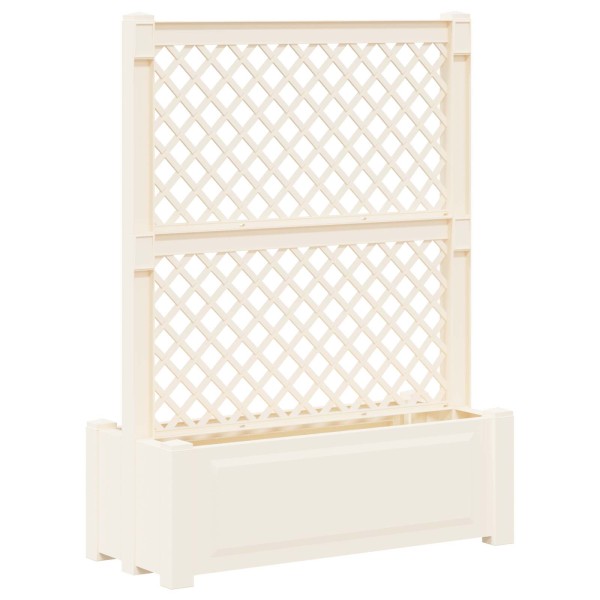 Large pot with trellis White 99.5 x 43 x 133.5 PP