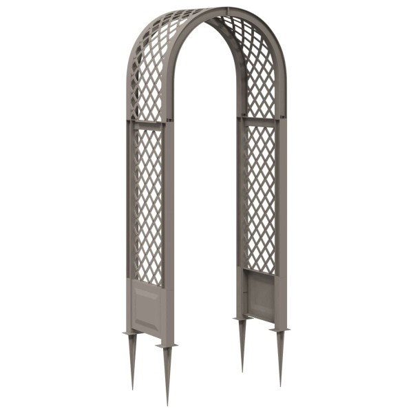 Rose arch with thorns Gray 97 x 43 x 218 cm PP