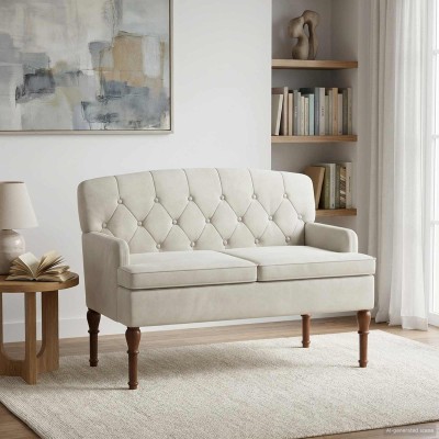 Soft corner with button...