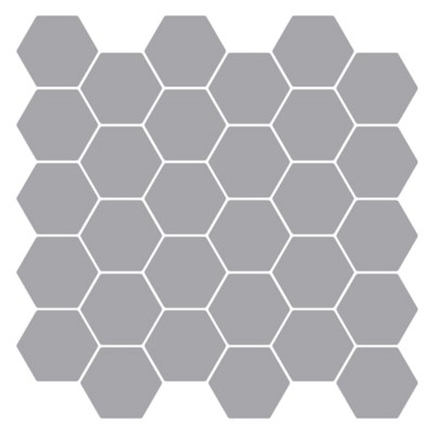Hexagonal tile 50 pcs. Gray...