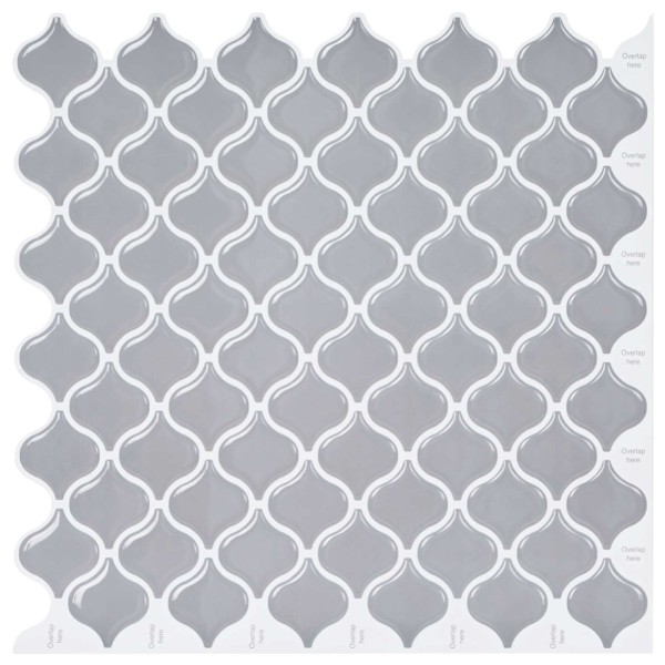 Lanterna tile 50 pcs. Gray 27 x 27 cm Polyurethane and PET