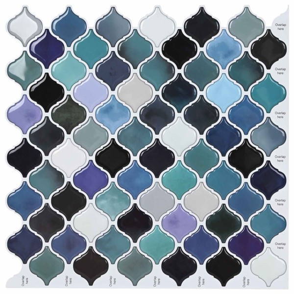 Lanterna tile 50 pcs. Blue green 27 x 27 cm