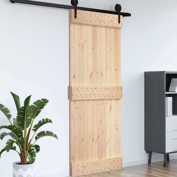 Door NARVIK Natural 100 x 210 cm solid pine wood door
