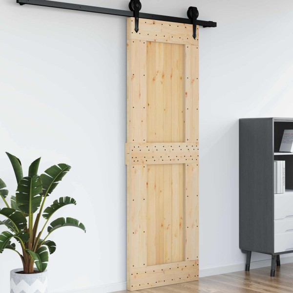 Door NARVIK Natural 70 x 210 cm Solid pine wood door