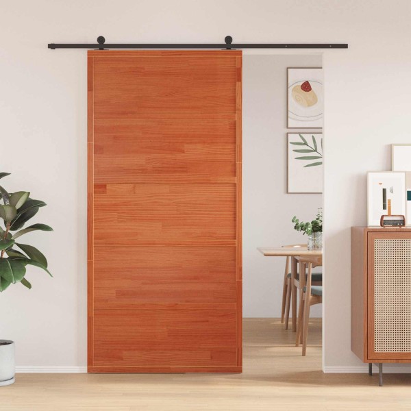 Barn doors Wax brown Solid pine wood