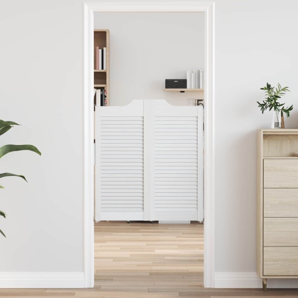 Revolving door White 90 x 40 cm Solid pine wood