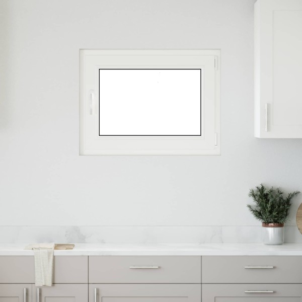Underground window RISOR 80 x 50 cm PVC and glass