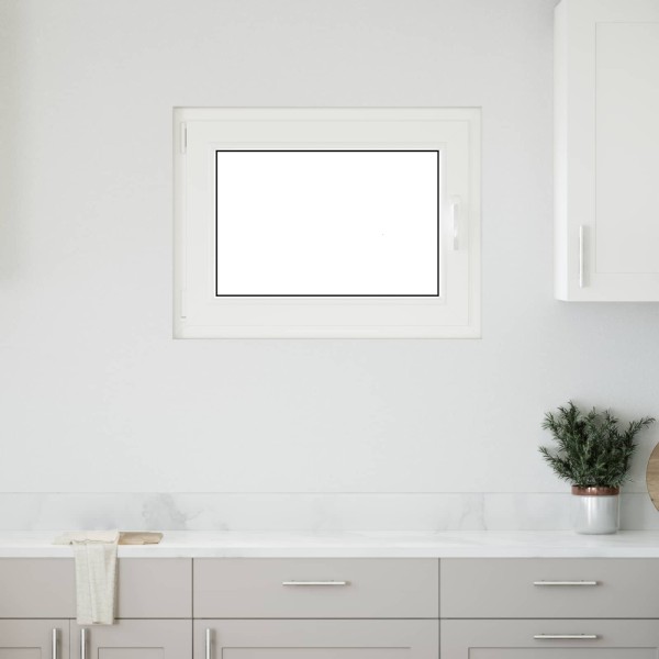 Underground window RISOR 80 x 70 cm PVC and glass