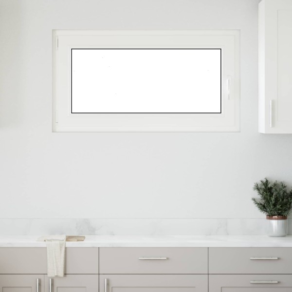 Underground window RISOR 110 x 50 cm PVC and glass
