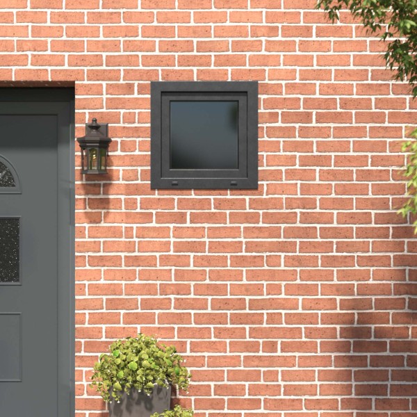 Underground window RISOR 60 x 60 cm PVC and glass