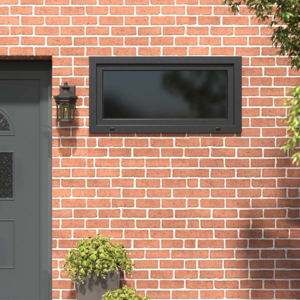 Underground window RISOR 120 x 60 cm PVC and glass