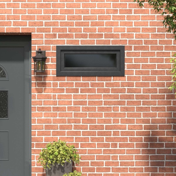 Underground window RISOR 90 x 40 cm PVC and glass Anthracite
