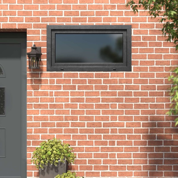 Underground window RISOR 110 x 60 cm PVC and glass