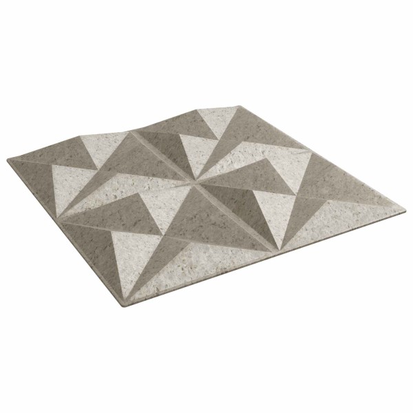 Wall panels 48 pcs. 50 x 50 cm Origami concrete XPS Foam