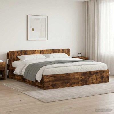 Headboard cabinet with...