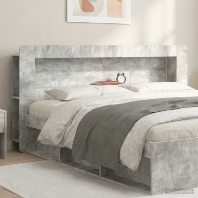 Headboard cabinet with...