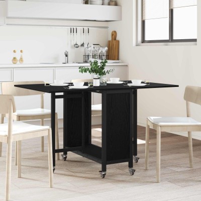 Folding dining table with...