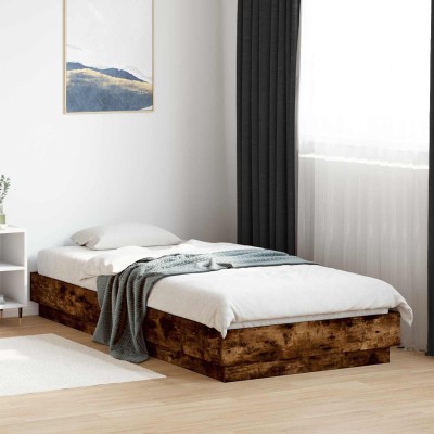 Bed frame with LED Smoky...