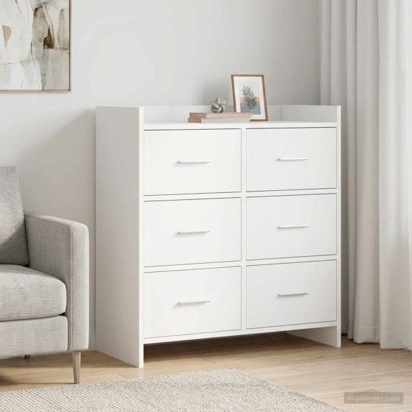 Cabal White 75 x 33 x 80 cm Treated wood