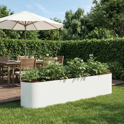 Raised garden bed White 200...