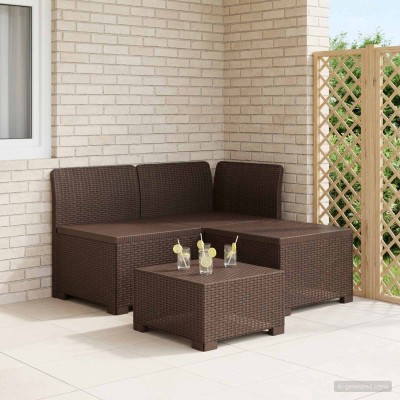 3- vietis Sodas Sofas...