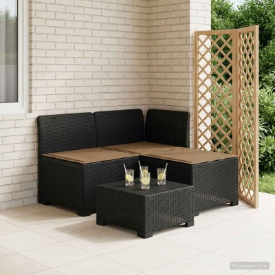 3-seater garden sofa with...
