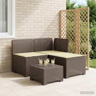3-seater garden sofa with...