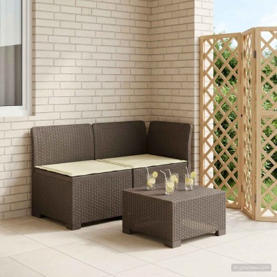 2-Vietis Sodo Sofas su...