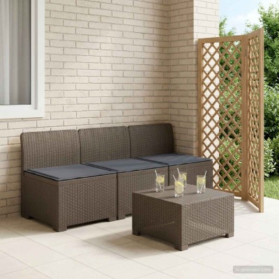 3-seater garden sofa with...