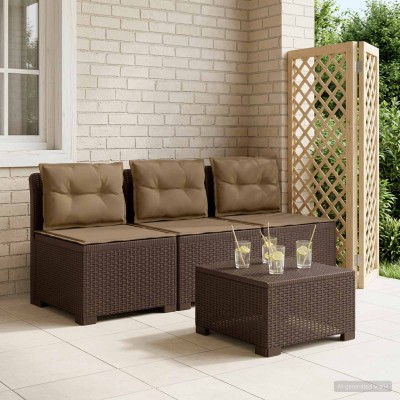 3-seater garden sofa with...