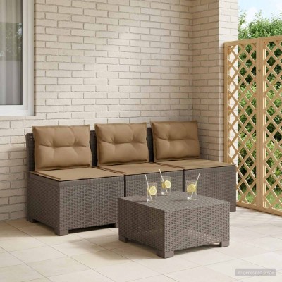 3-seater garden sofa with...