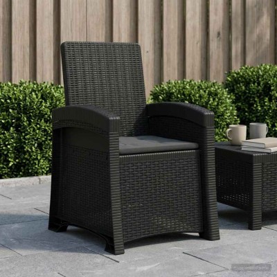 Reclining garden chair with...