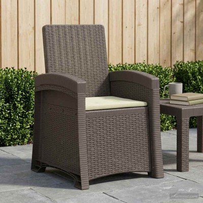 Reclining garden chair with...