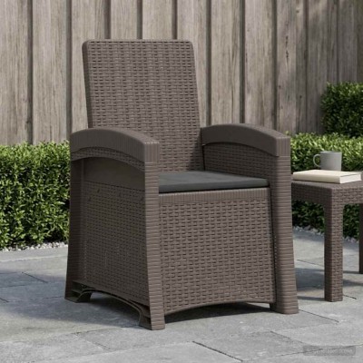 Reclining garden chair with...