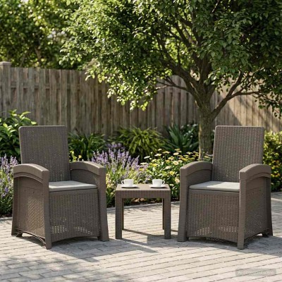 Reclining garden chair with...