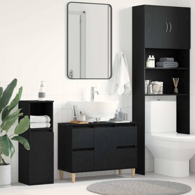 Bathroom sink cabinet Black...