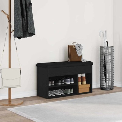 Shoe bench Black 80 x 30 x...