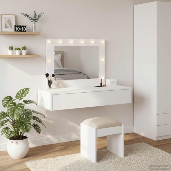 Dressing table White 100 x 40 x 70 cm Treated wood