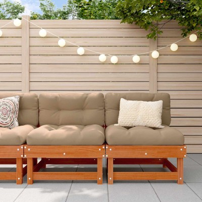 Garden middle sofa Solid...
