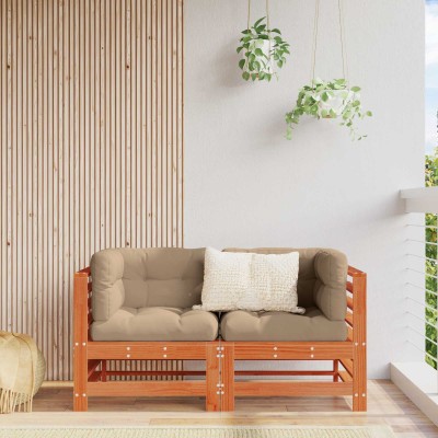 Garden corner sofa Solid...