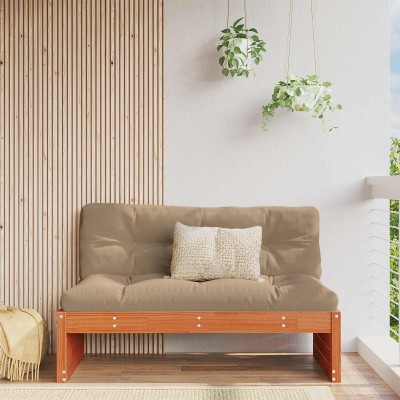 Garden middle sofa Solid...