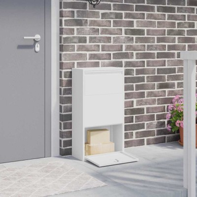 Parcel box with storage...