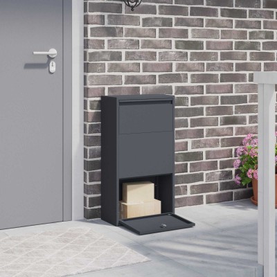 Parcel box with storage...