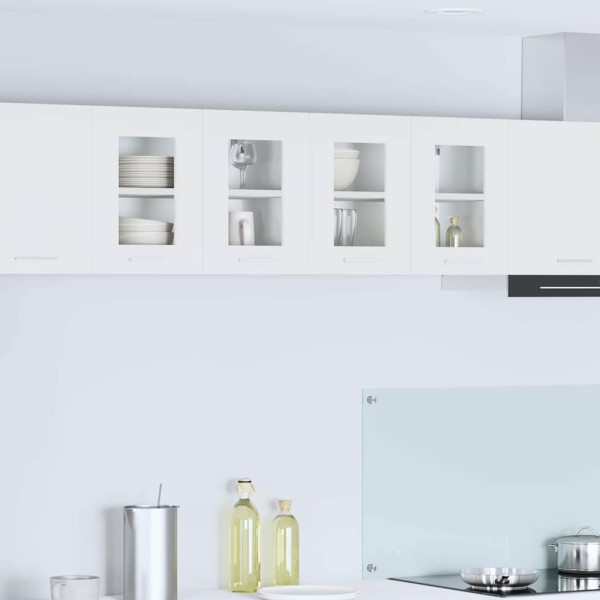 Hanging cabinet 2 pcs. White Treated wood
