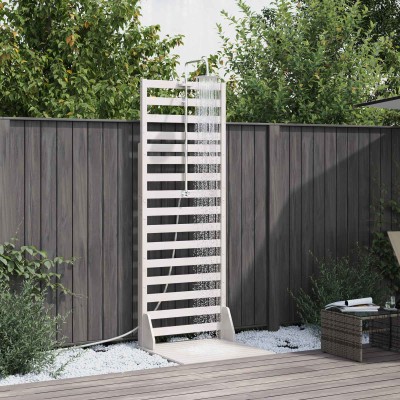 Outdoor shower 225 cm White