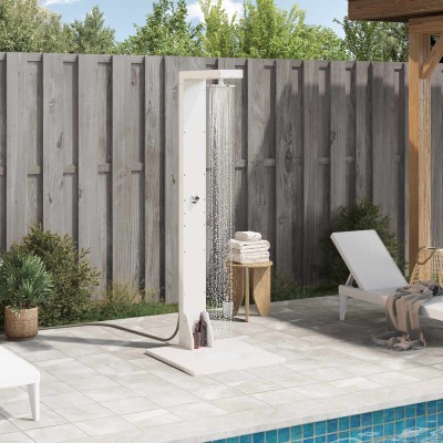 Outdoor shower 210 cm White