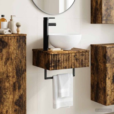 Wall-mounted wash basin...