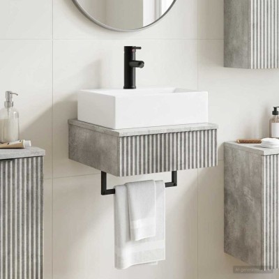 Wall-mounted wash basin...